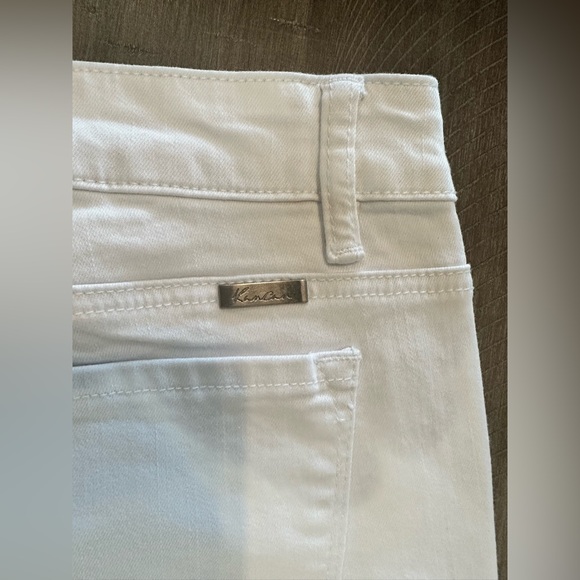 NEW Kancan White Distressed Twisted Seam Ankle Skinny Denim Jeans NWT Size 7/27 - Picture 5 of 16